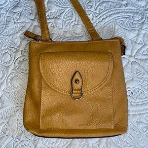 Mustard Yellow Strada Cross Body Purse EUC